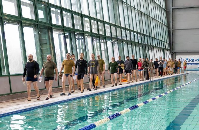 У Харкові пройшов турнір з плавання для військослужбовців